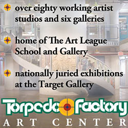 Print advertising for Torpedo Factory